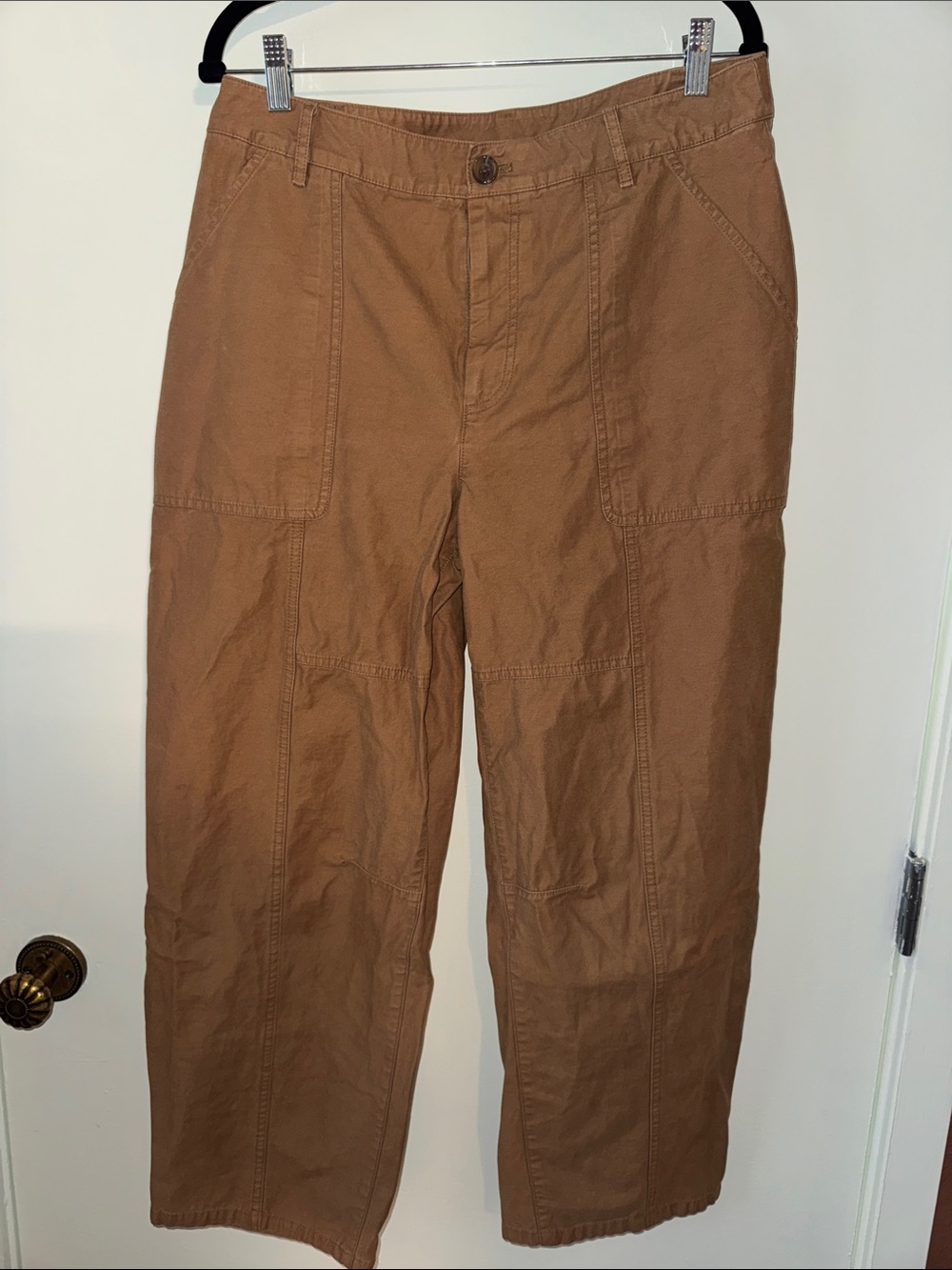 Women's Ankle Utility Pants in Brown
